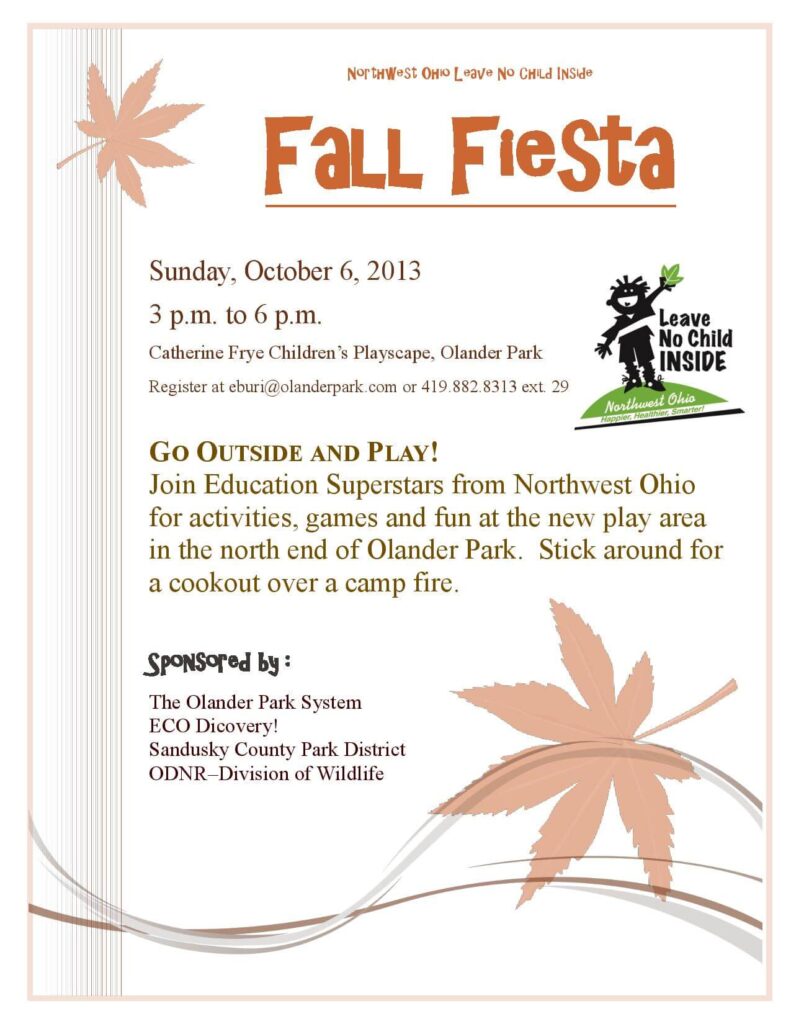 Fall Fiesta Flyer 2013