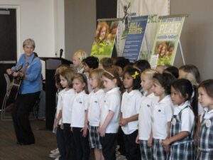 Columbus School for Girls sings "Nature Needs Kids and Kids Need Nature," an original composition by Jenny Morgan.