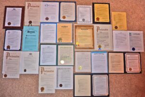Proclamations in support of the Ohio Children's Outdoor Bill of Rights from the Miami Valley region